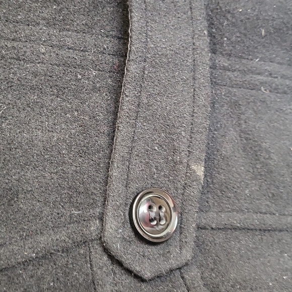 St. John's Bay Black Wool Jacket Medium - Picture 3 of 9